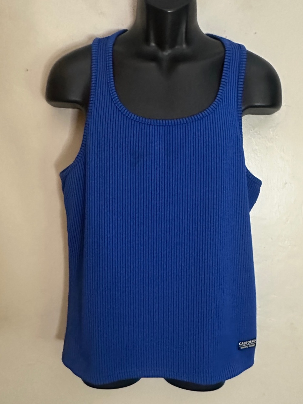 Ball Stretch Ribbed Tank Top 19.5" armpit to armpit unstretched Gently worn